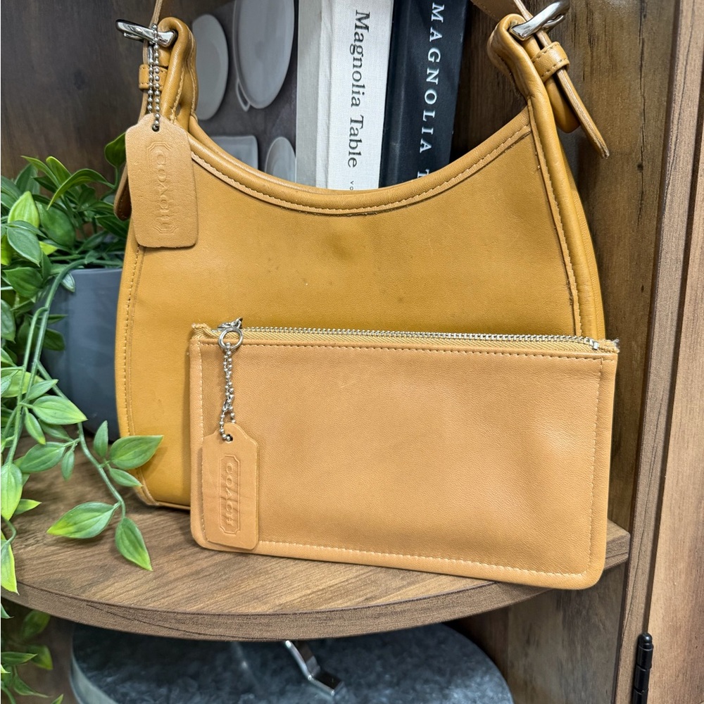 Coach Leather Shoulder Bag and Wallet